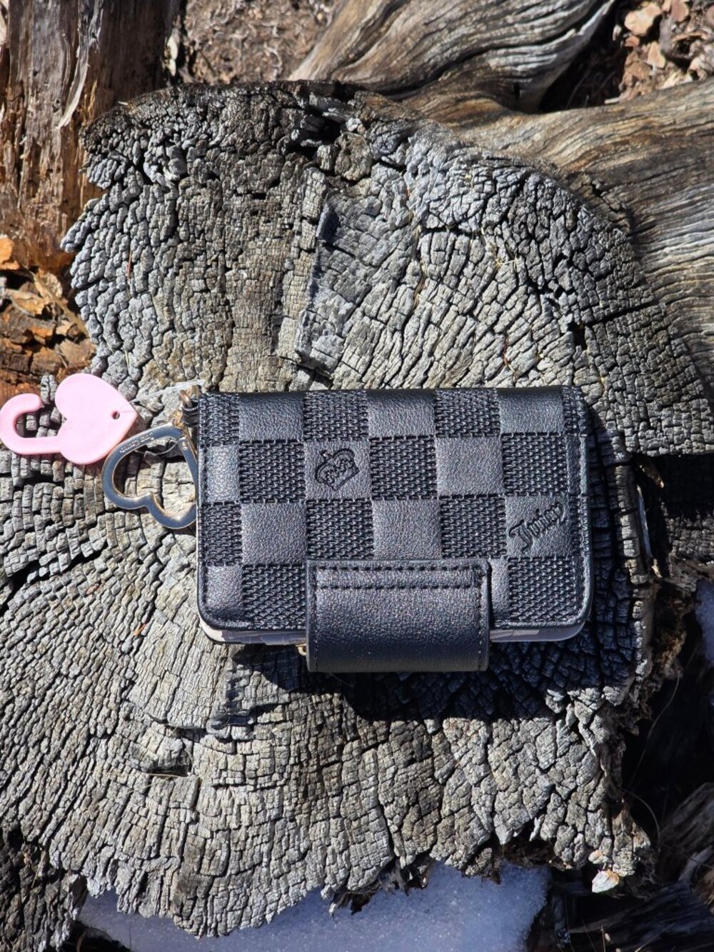 Juicy Couture Miss Independent Card Case Liquorice/Black 13JCDYWBU-TCL